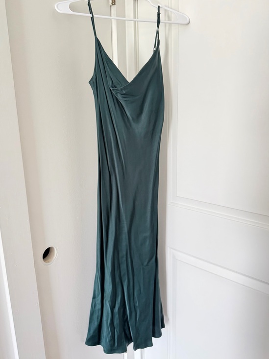Zara Dresses & Skirts - Zara Slip Dress | Deep Green Teal | Small